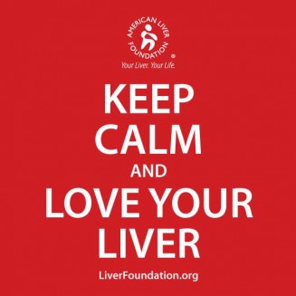 Passing along an important reminder. Photo Credit: American Liver Foundation.